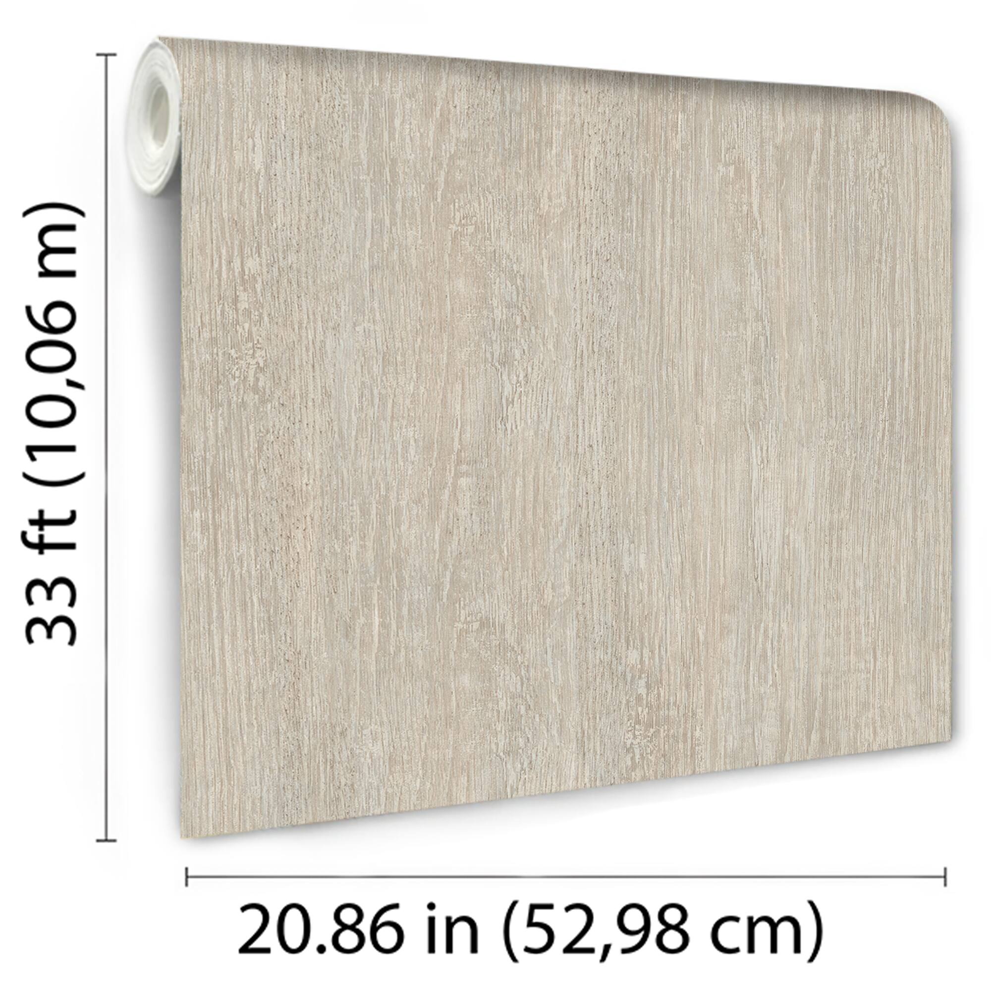 Designs Direct Soft Grain Wood Texture Wallpaper